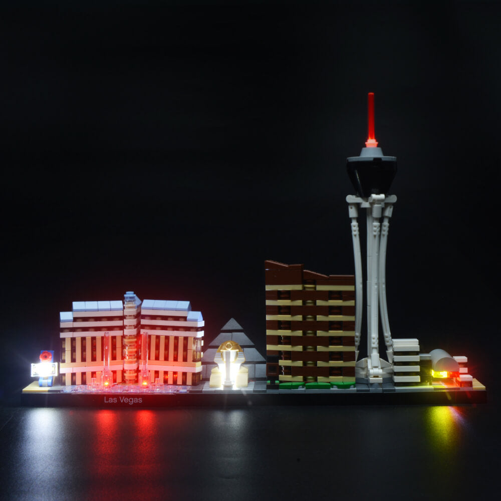 LED Lighting Kit for LEGO Architecture Skyline Collection Las Vegas 21 –  Brick Loot
