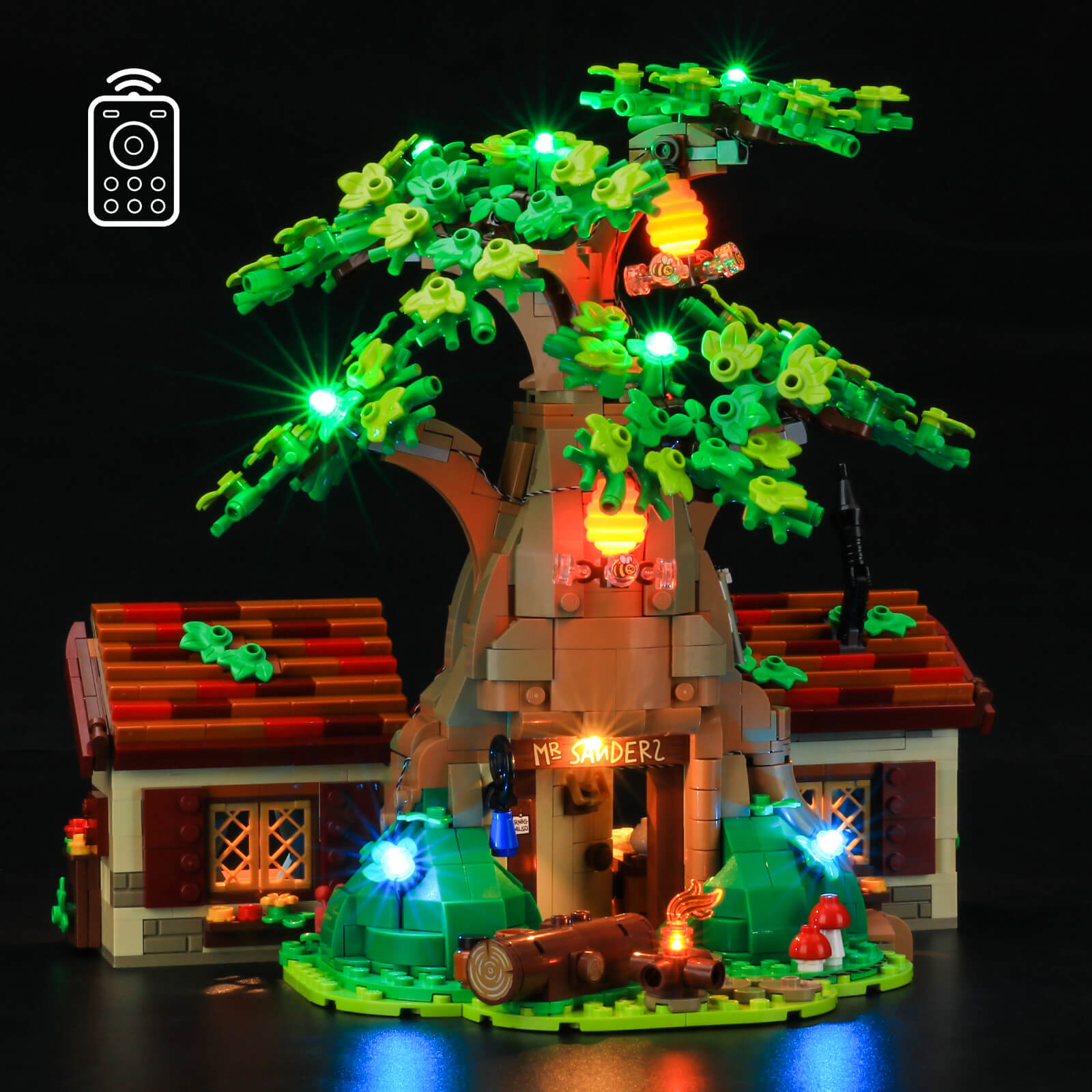 Add Micro Led Lights To Lego Ideas Winnie The Pooh Treehouse