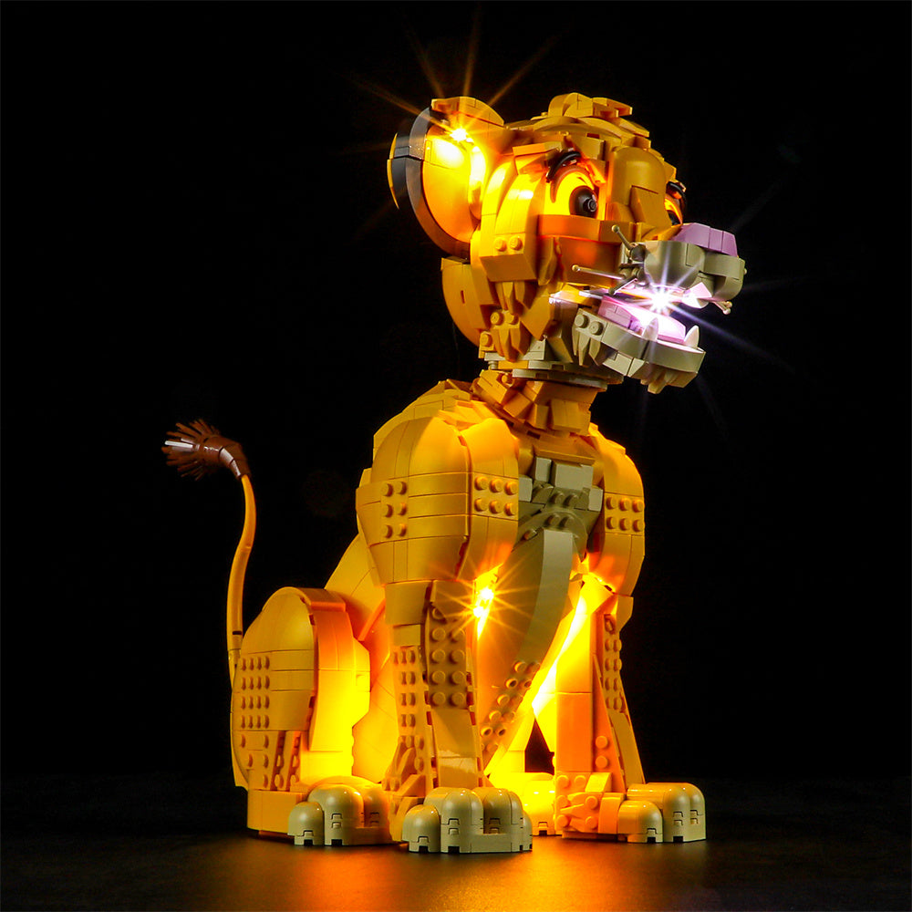 Light Kit For Young Simba the Lion King 43247-Briksmax