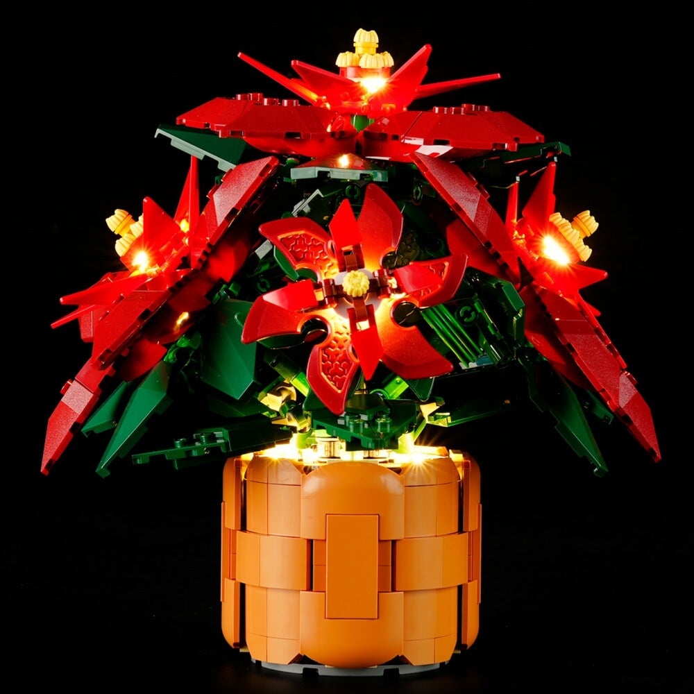 Light Kit For Poinsettia 10370 -Briksmax