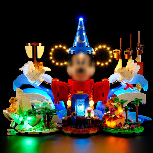 Light Kit For Magic of Disney 21352 -Briksmax