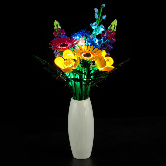 Light Kit For Wildflower Bouquet 21061-Briksmax