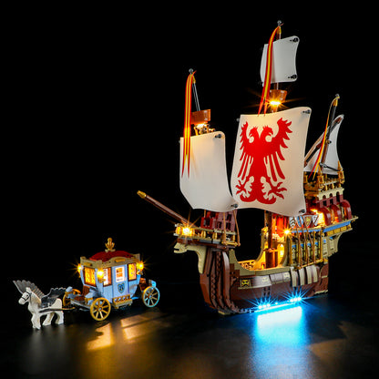 Light Kit For Triwizard Tournament: The Arrival/Durmstrang ship 76440-Briksmax