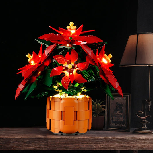 Light Kit For Poinsettia 10370 -Briksmax