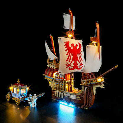 Light Kit For Triwizard Tournament: The Arrival/Durmstrang ship 76440-Briksmax