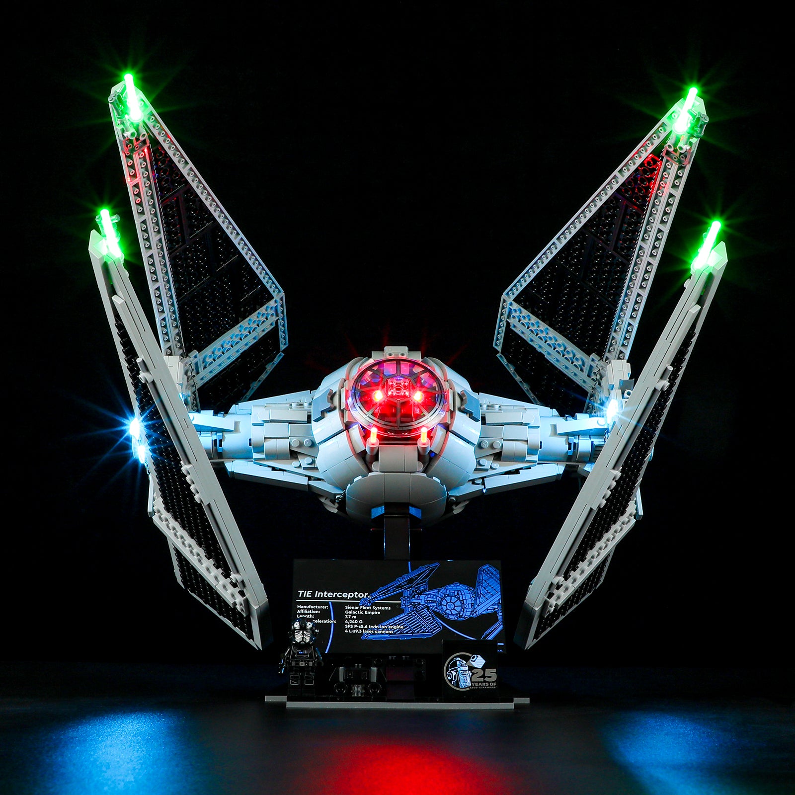 Briksmax 2.0 Light Kit For UCS TIE Interceptor 75382-Briksmax