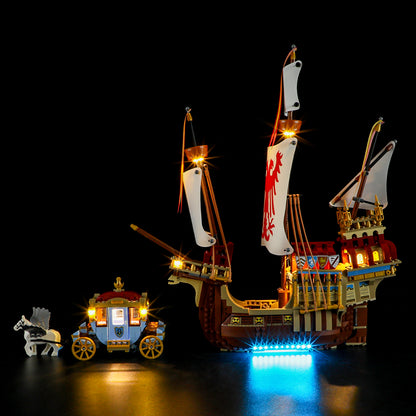 Light Kit For Triwizard Tournament: The Arrival/Durmstrang ship 76440-Briksmax