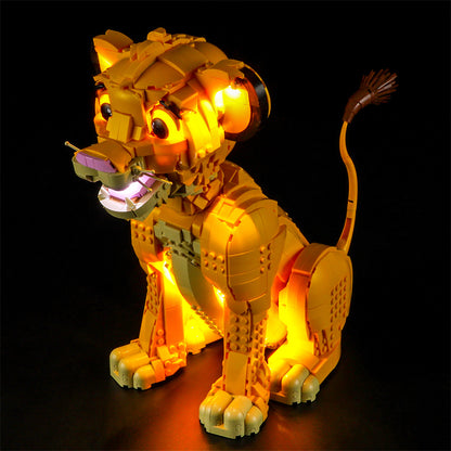 Light Kit For Young Simba the Lion King 43247-Briksmax