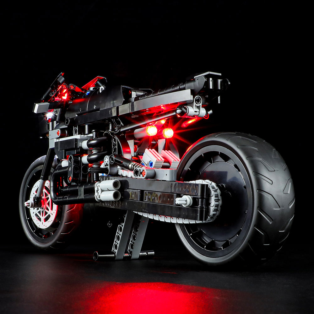 Light kit for THE BATMAN BATCYCLE 42155