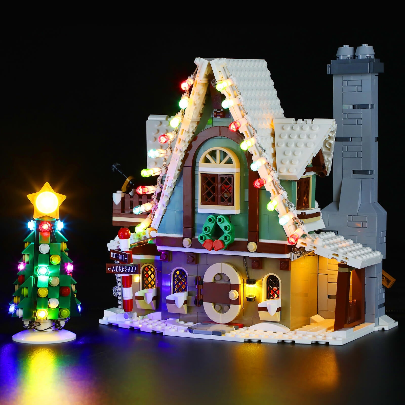 The elf house online lego