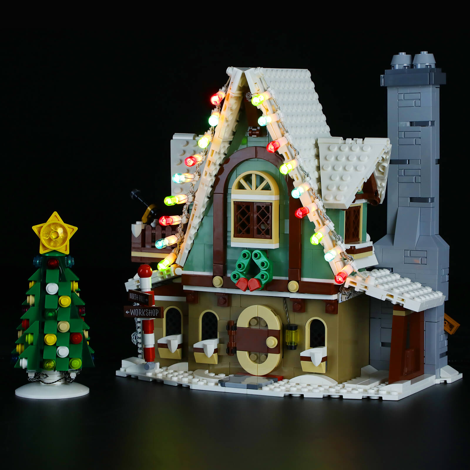 Lego elf club 2025 house light kit