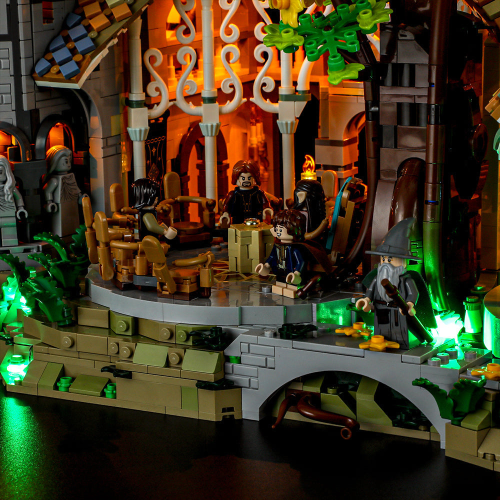 Kit d'éclairage pour Lego 10316 The Lord of The Rings Rivendell