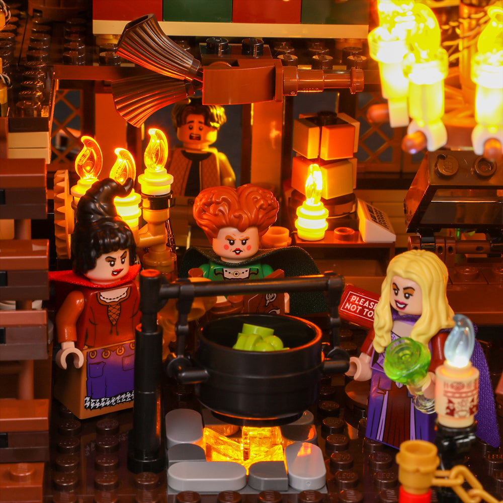 Light Kits For LEGO® Disney Hocus Pocus: The Sanderson Sisters' Cottage  21341