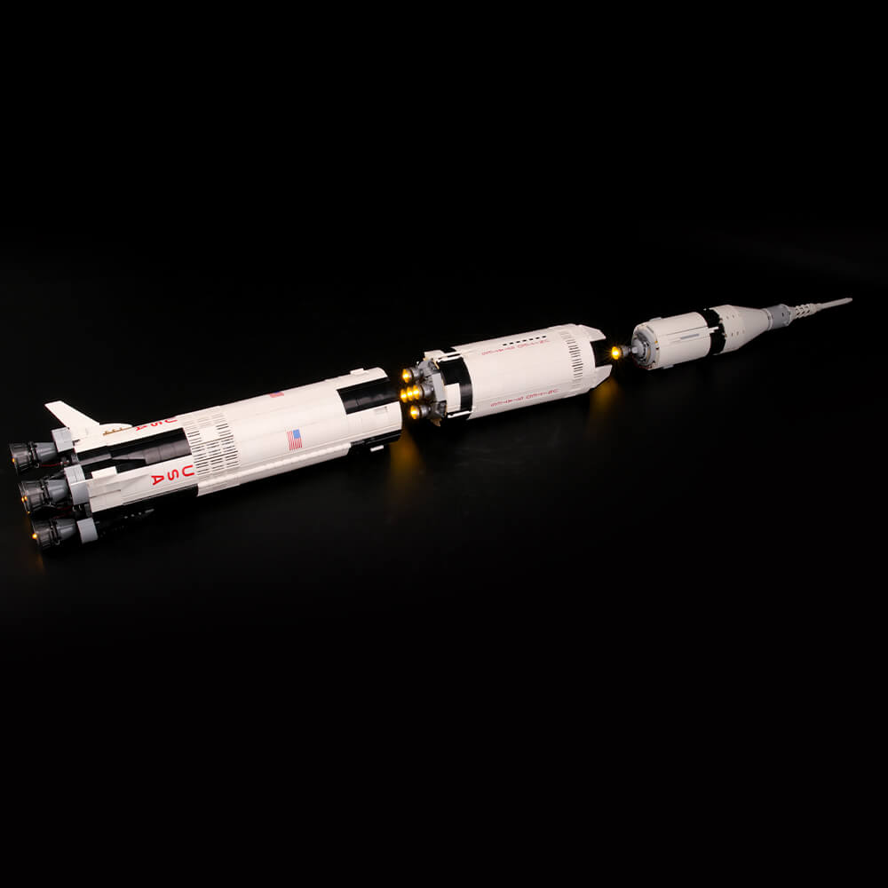 Lego Ideas NASA Apollo Saturn V 21309 Lighting Kit | Briksmax