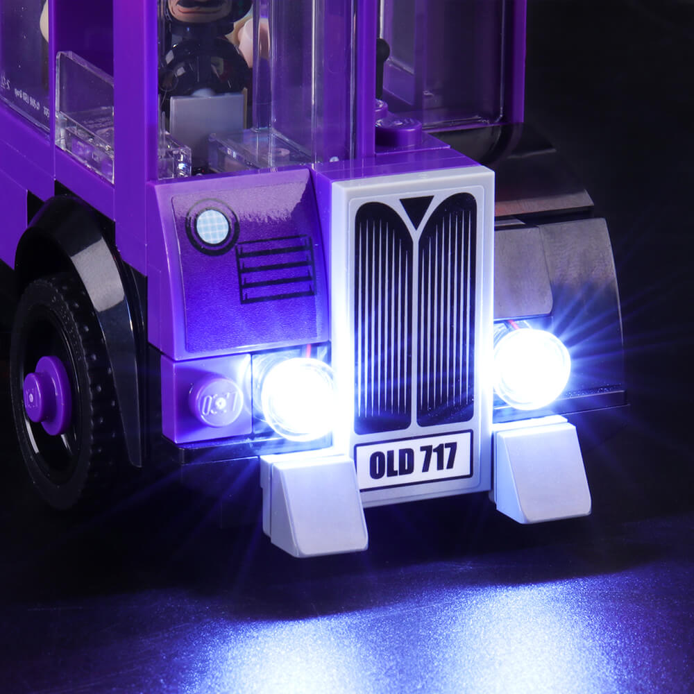 Lego harry potter knight bus online lights