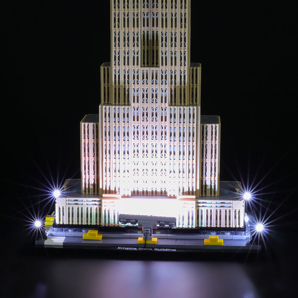 Lego empire state online building led