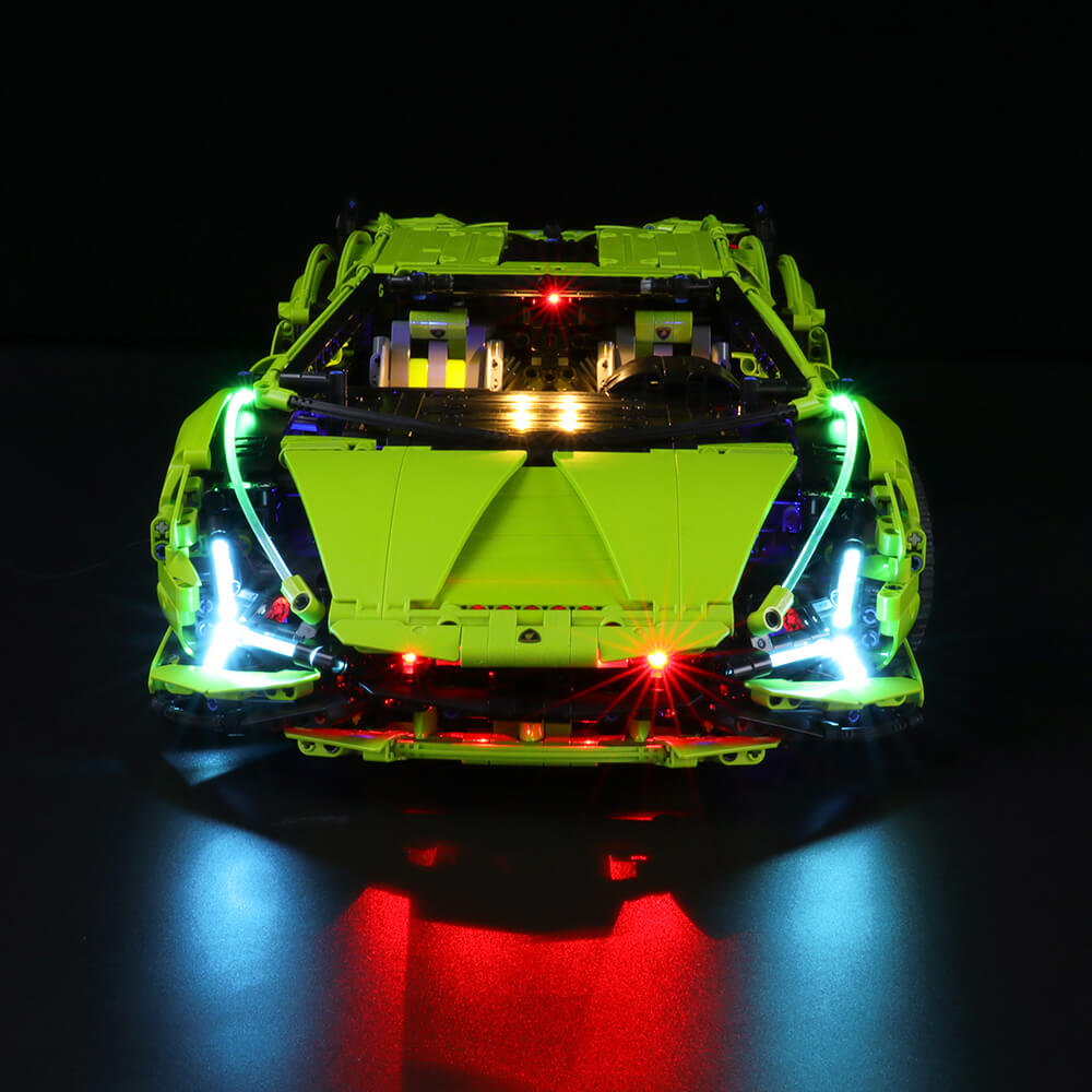 Lego discount lamborghini lights