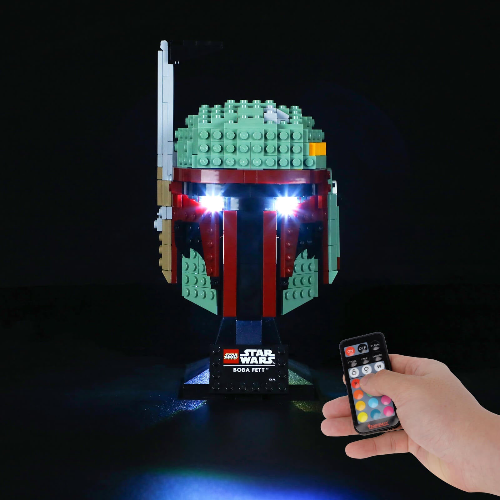 Incredible Lego Light Kit For Boba Fett Helmet 75277 Briksmax