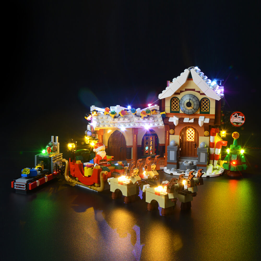 Bright up Creator Santa's Workshop | Christmas Lego Light kit for