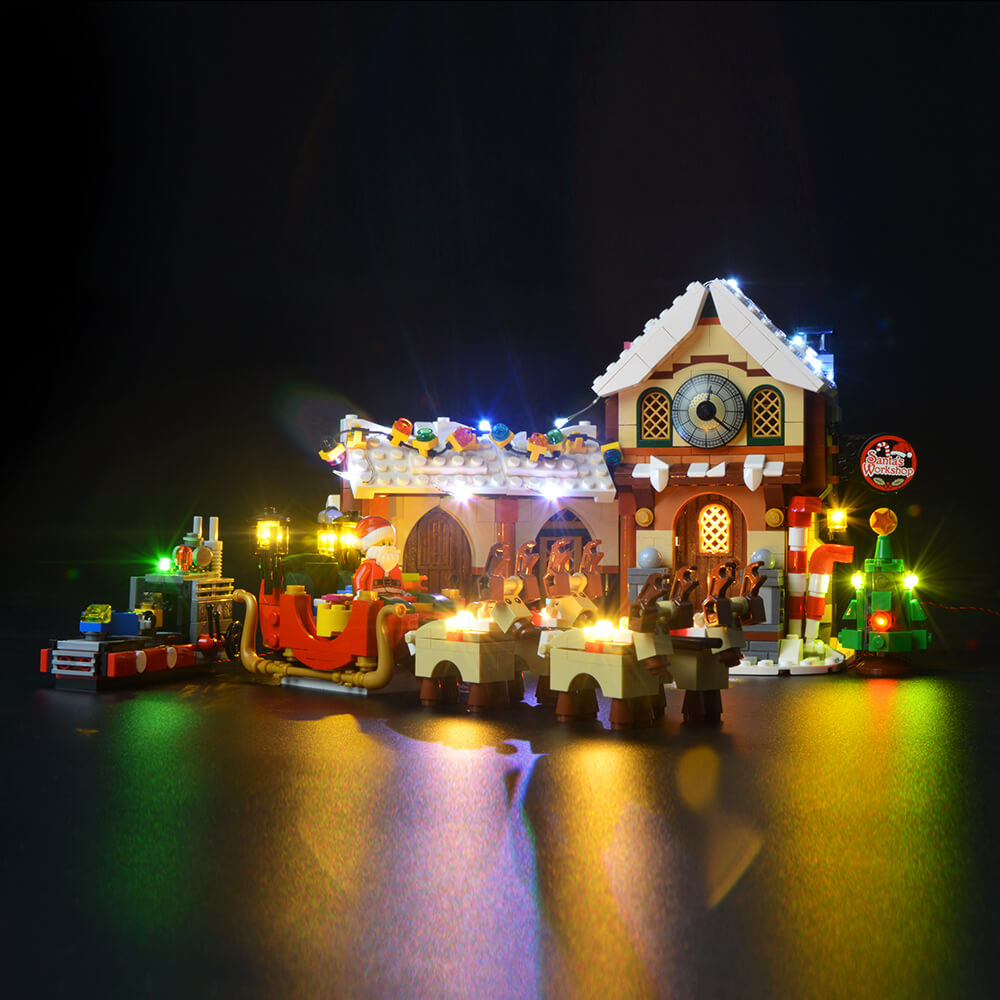 Briksmax Light Kit For Santa s Workshop 10245