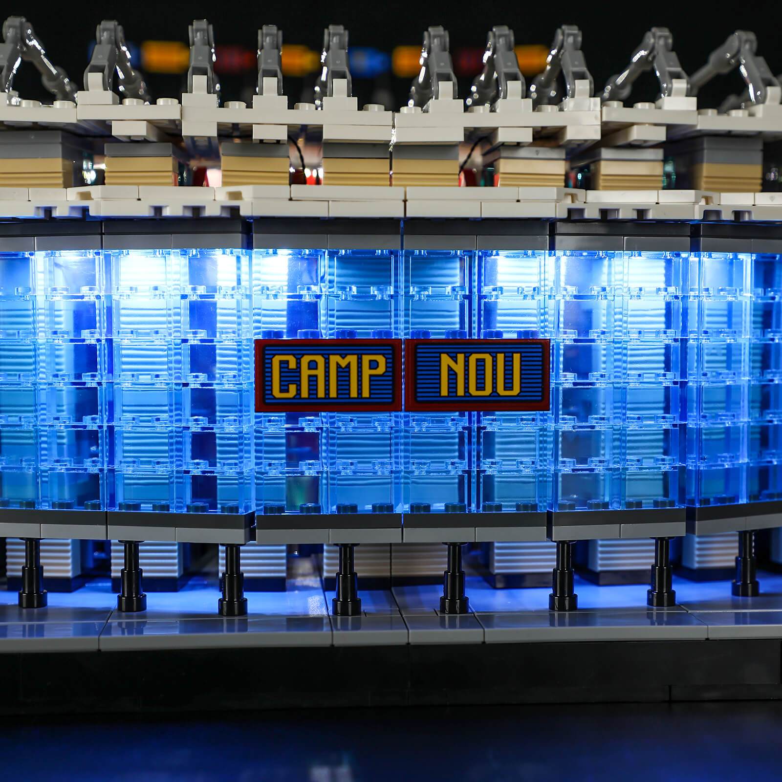 add lights to lego camp nou fc barcelona