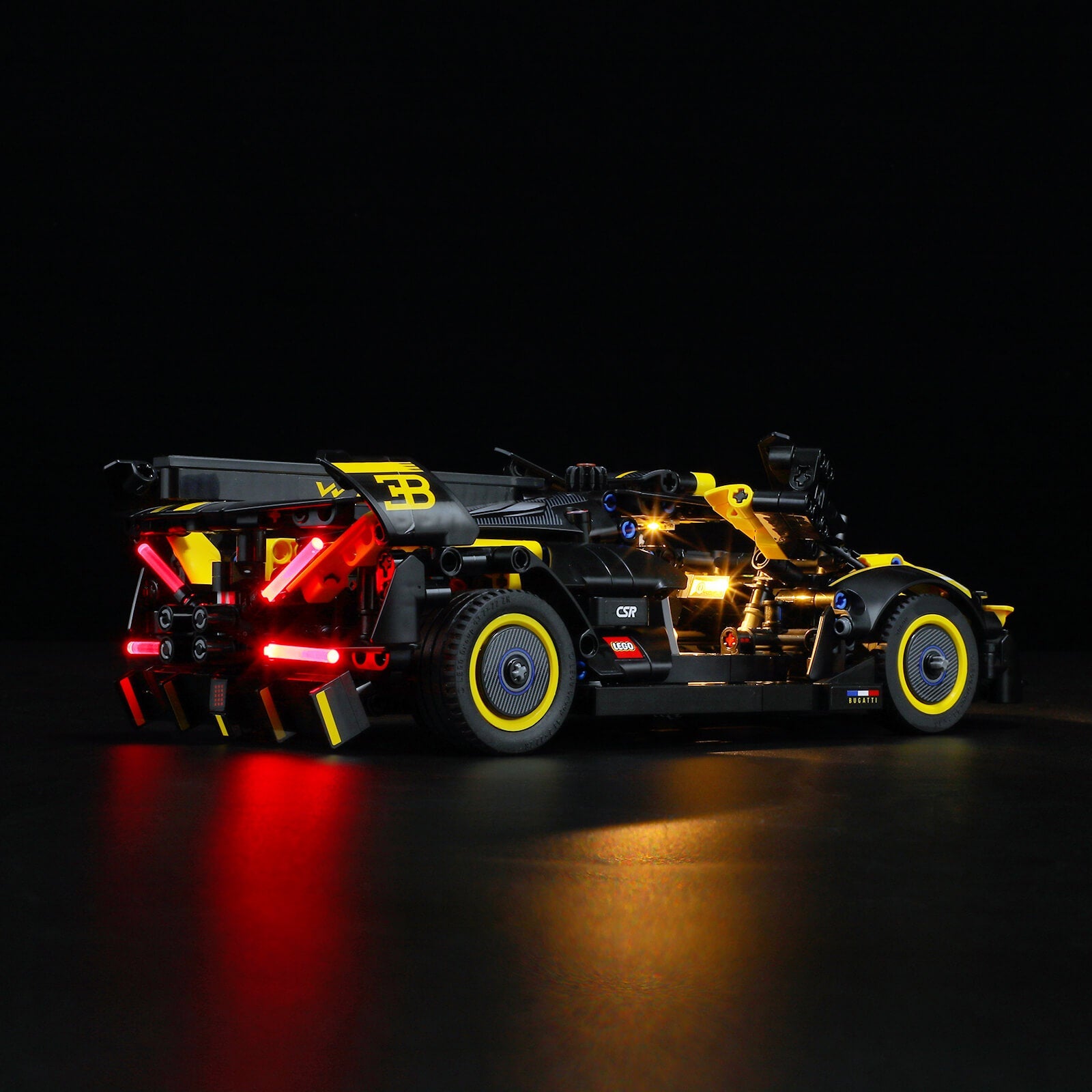 Lego 2024 bugatti lights