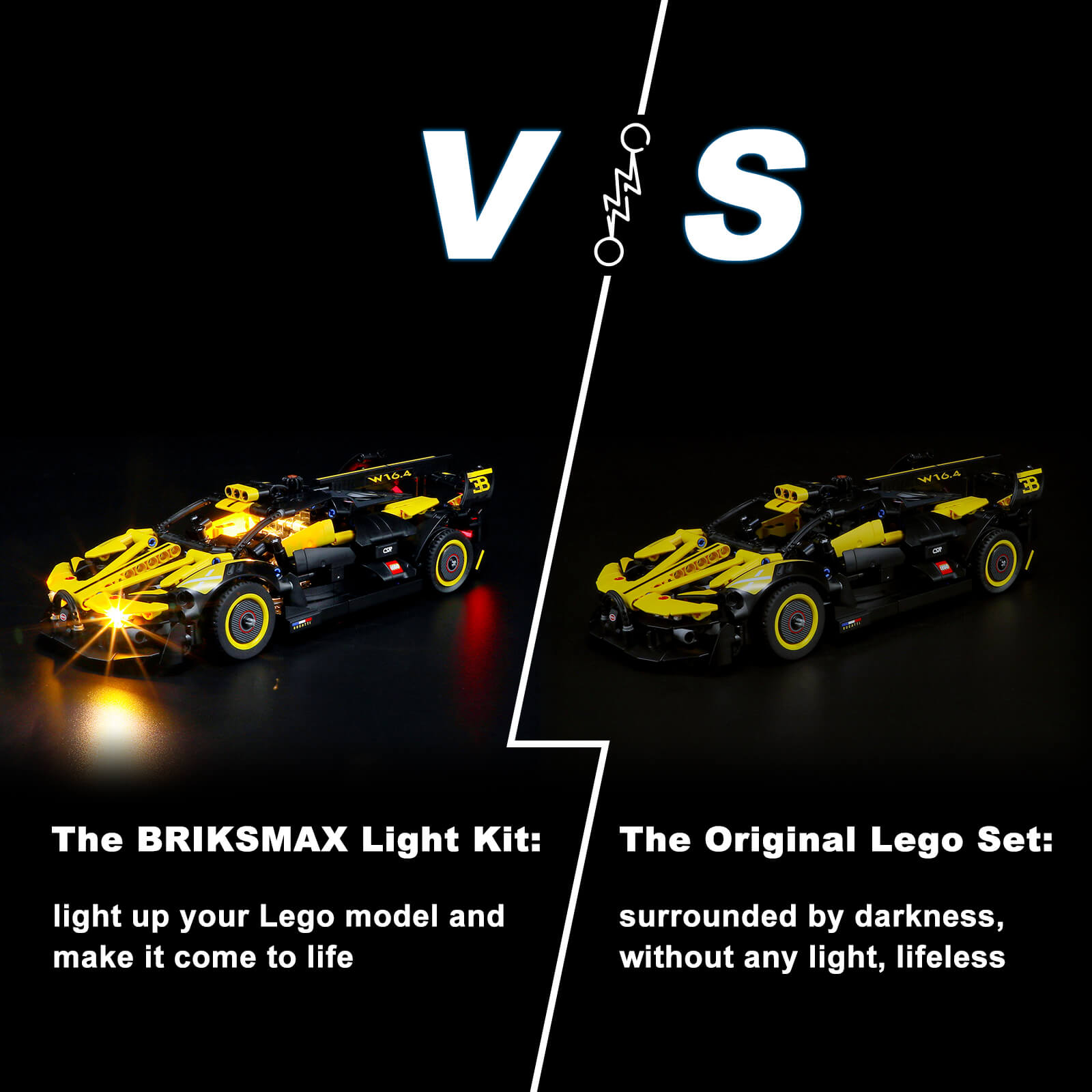 Lego bugatti discount light kit instructions