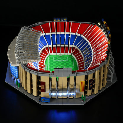 camp nou fc barcelona 10284 with blue light