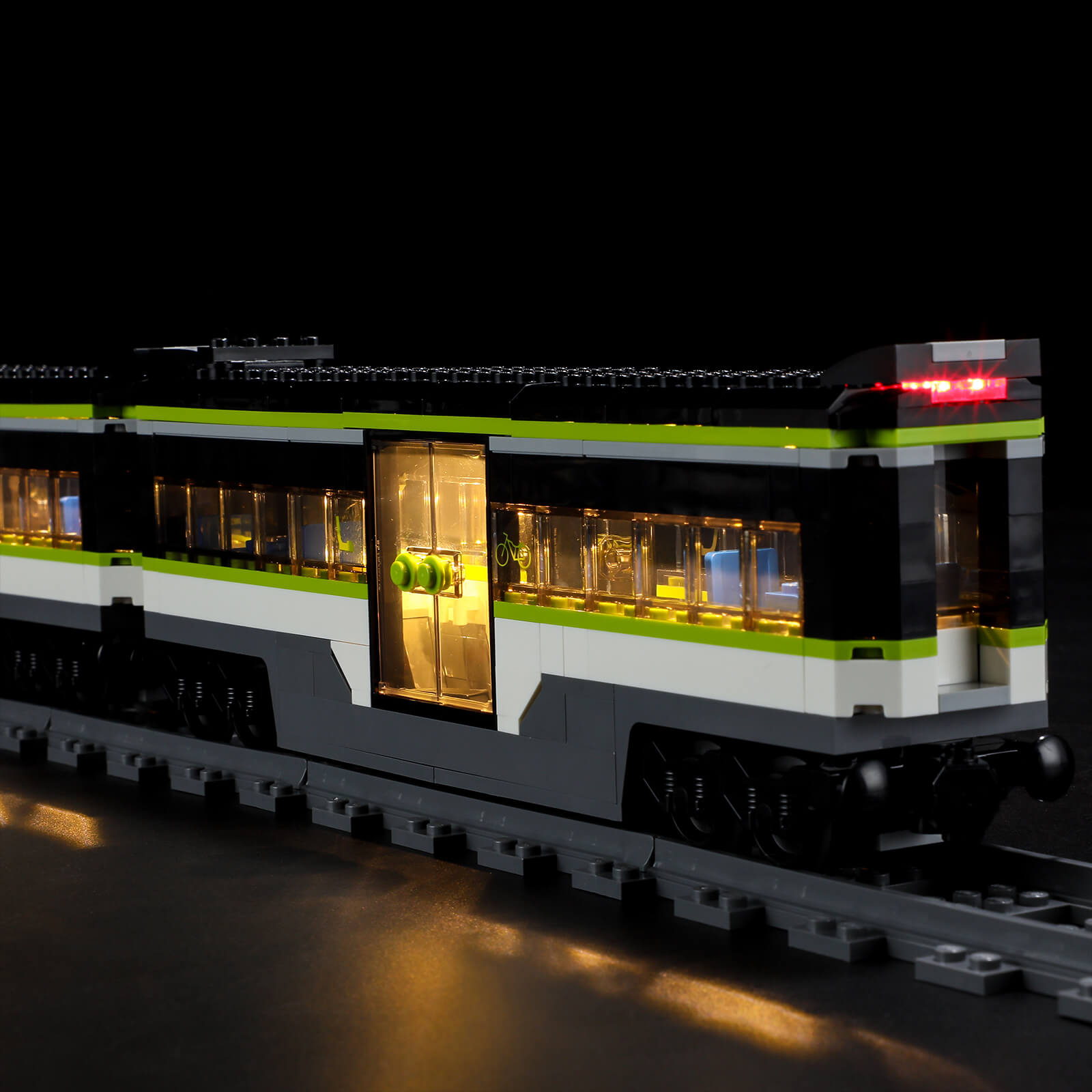 Lego passenger best sale train moc