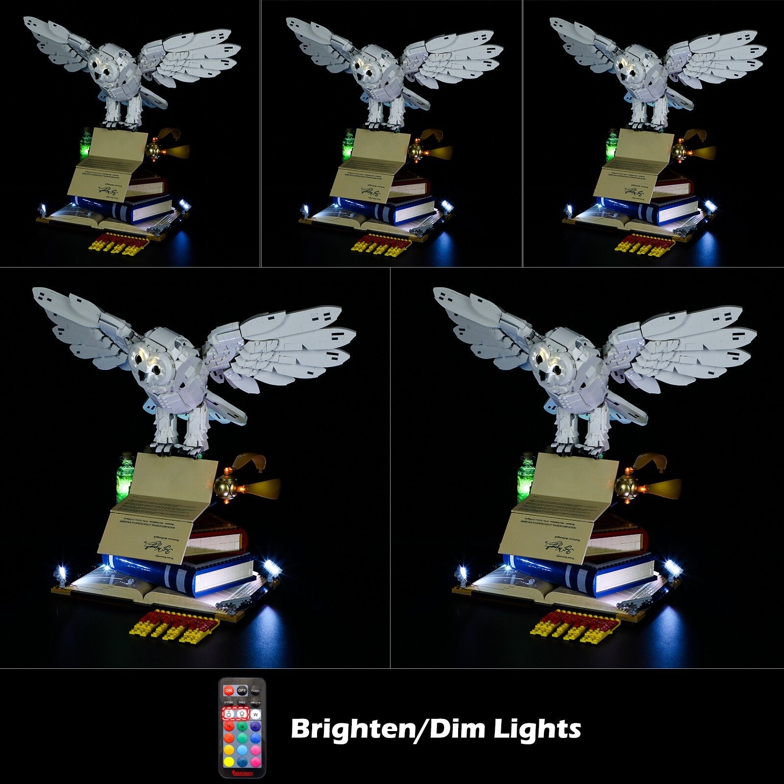 Light Kit For Hogwarts Icons Collectors Edition 76391 with Remote