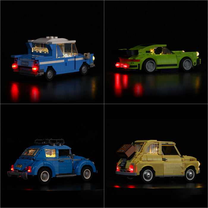 Light up 2025 lego car