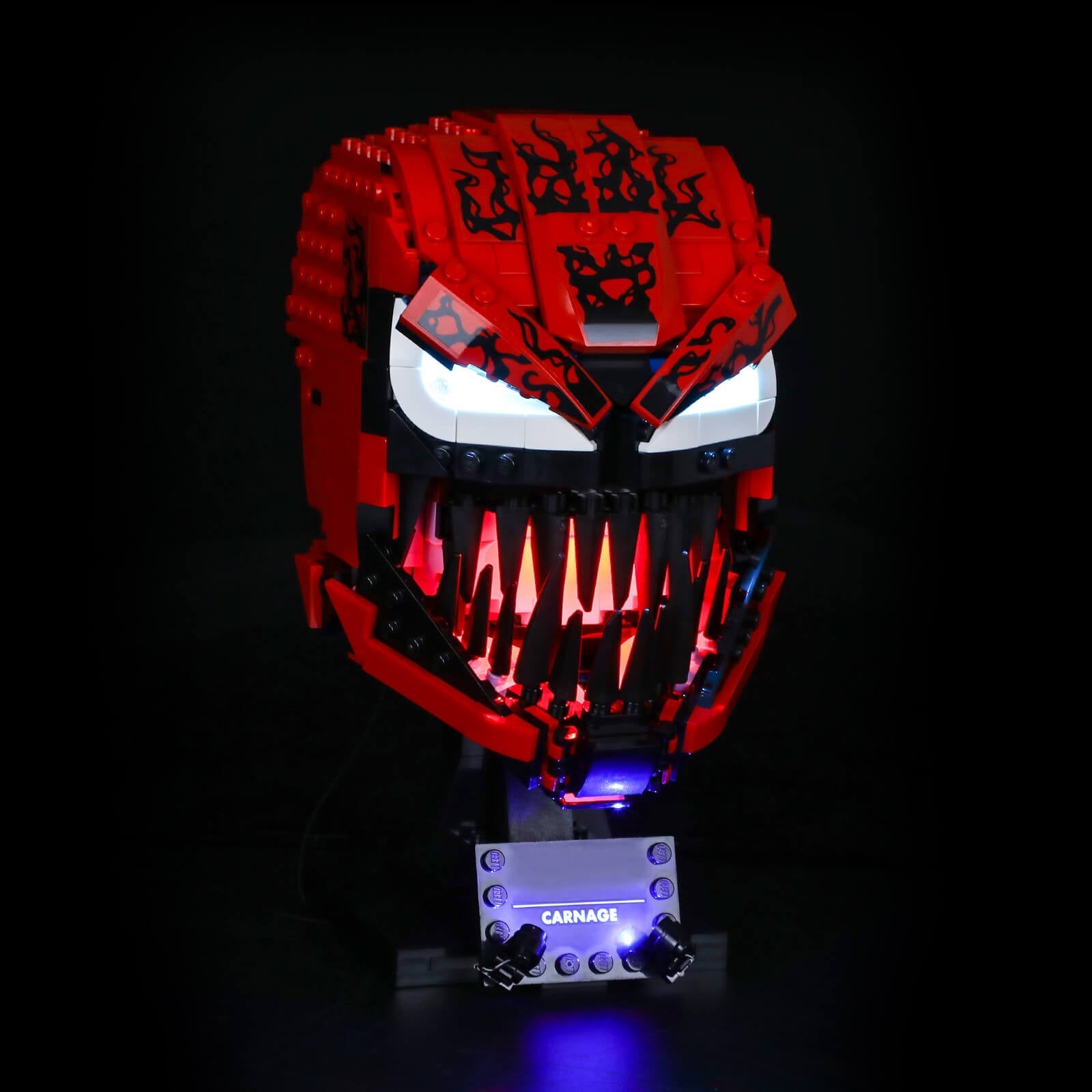 Lego best sale carnage helmet