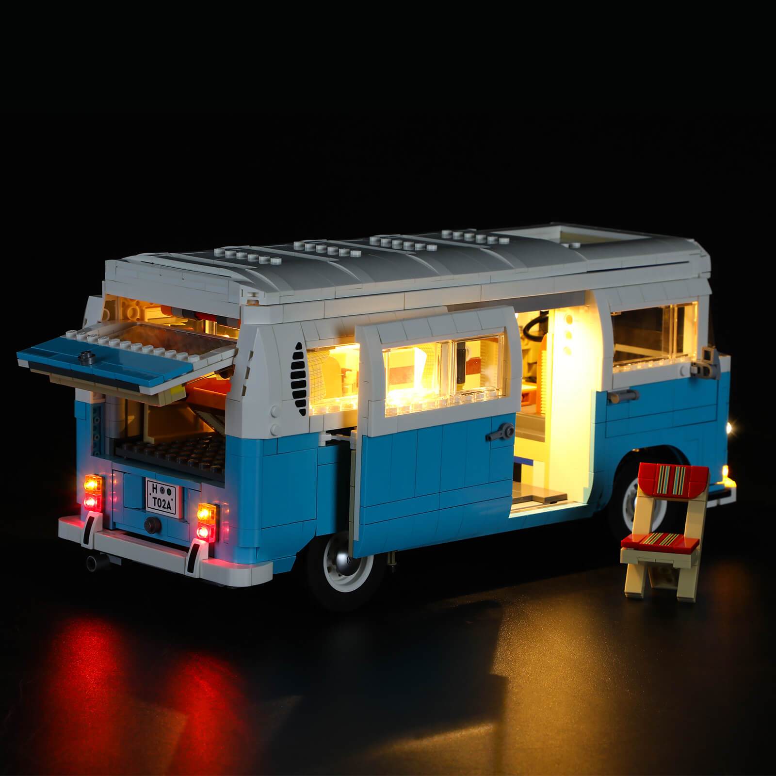 Compatible Volkswagen T2 Camper 10279 Lego Lights(Don't Miss) – Briksmax