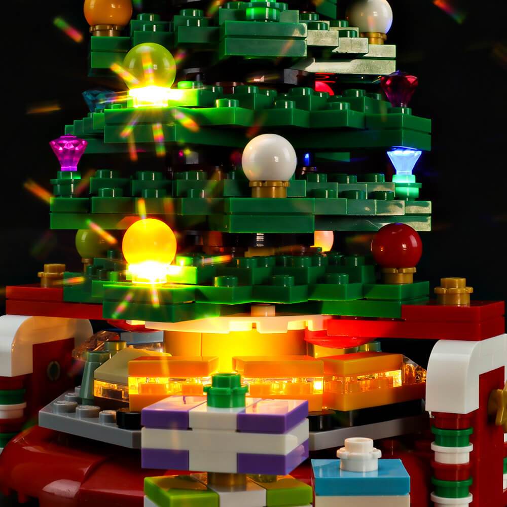 For Lego Christmas Tree 40338 (Flashing!) – Briksmax