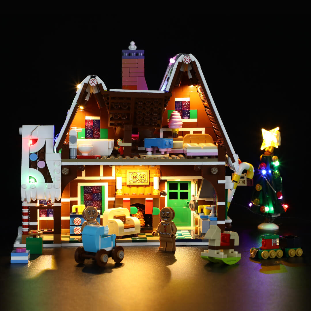 Gingerbread best sale lego set