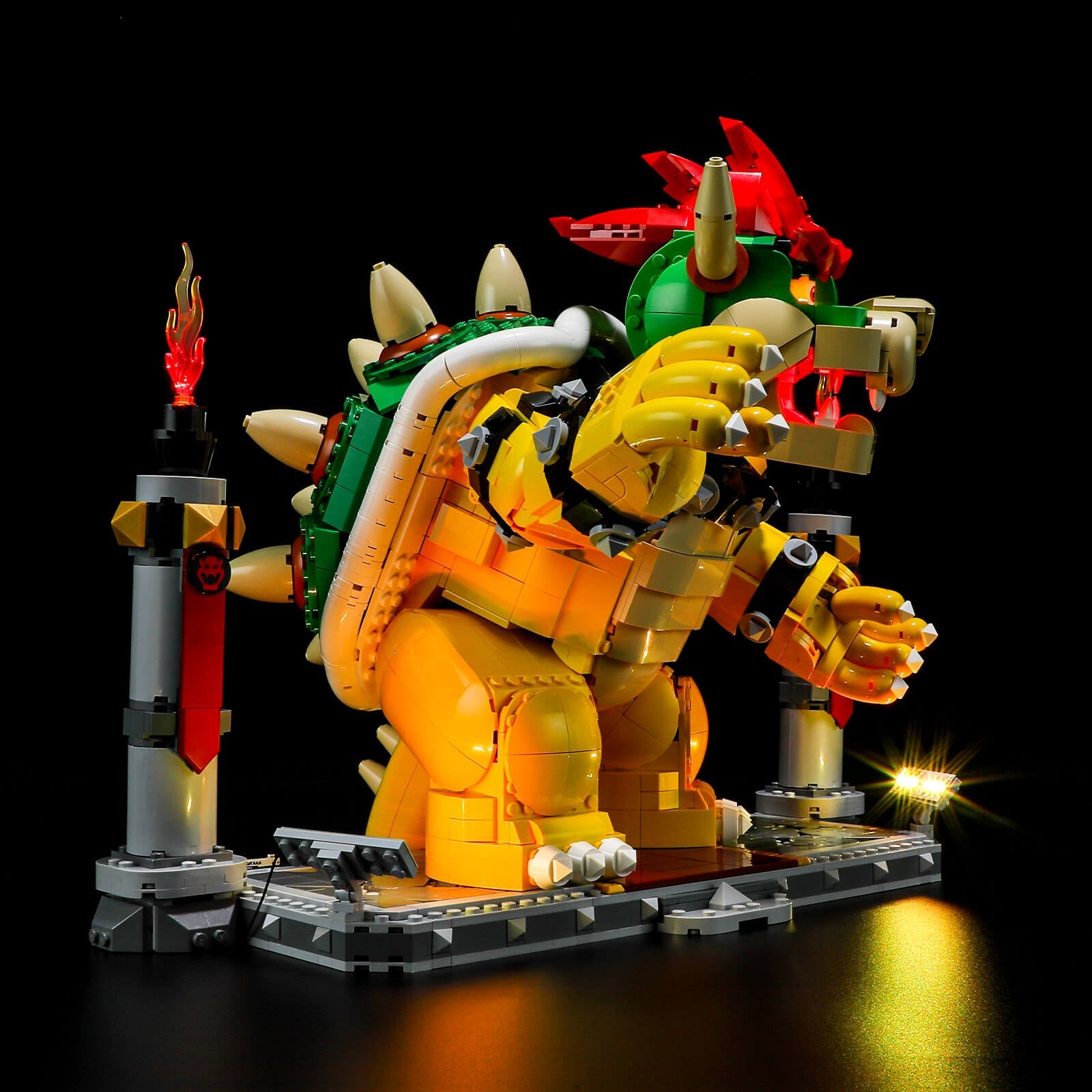 Light Kit For Lego Super Mario Mighty Bowser 71411 Briksmax