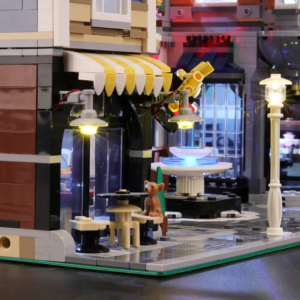 Light Kit For Assembly Square 10255 With Amazing Night Mode