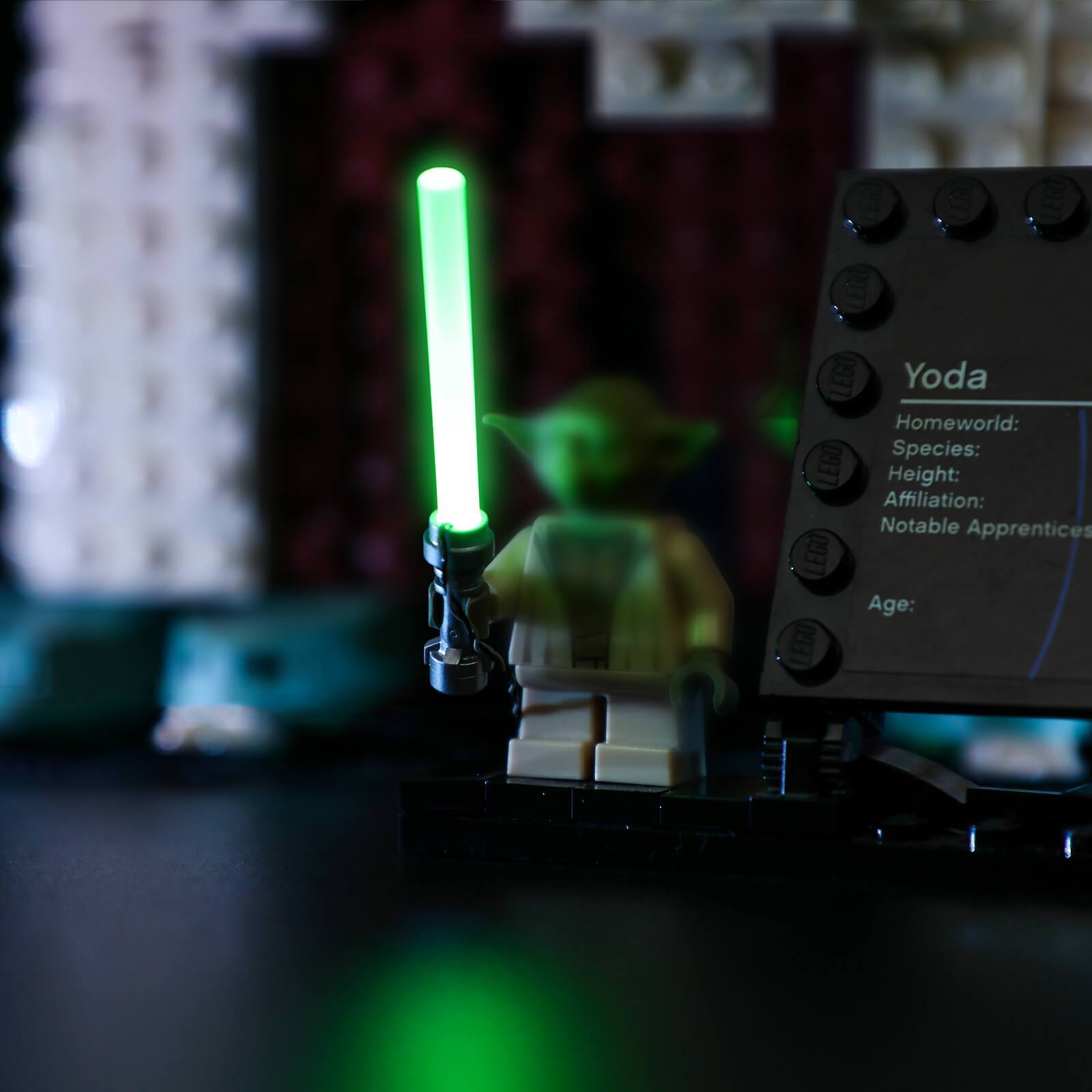 Lego yoda led light sale