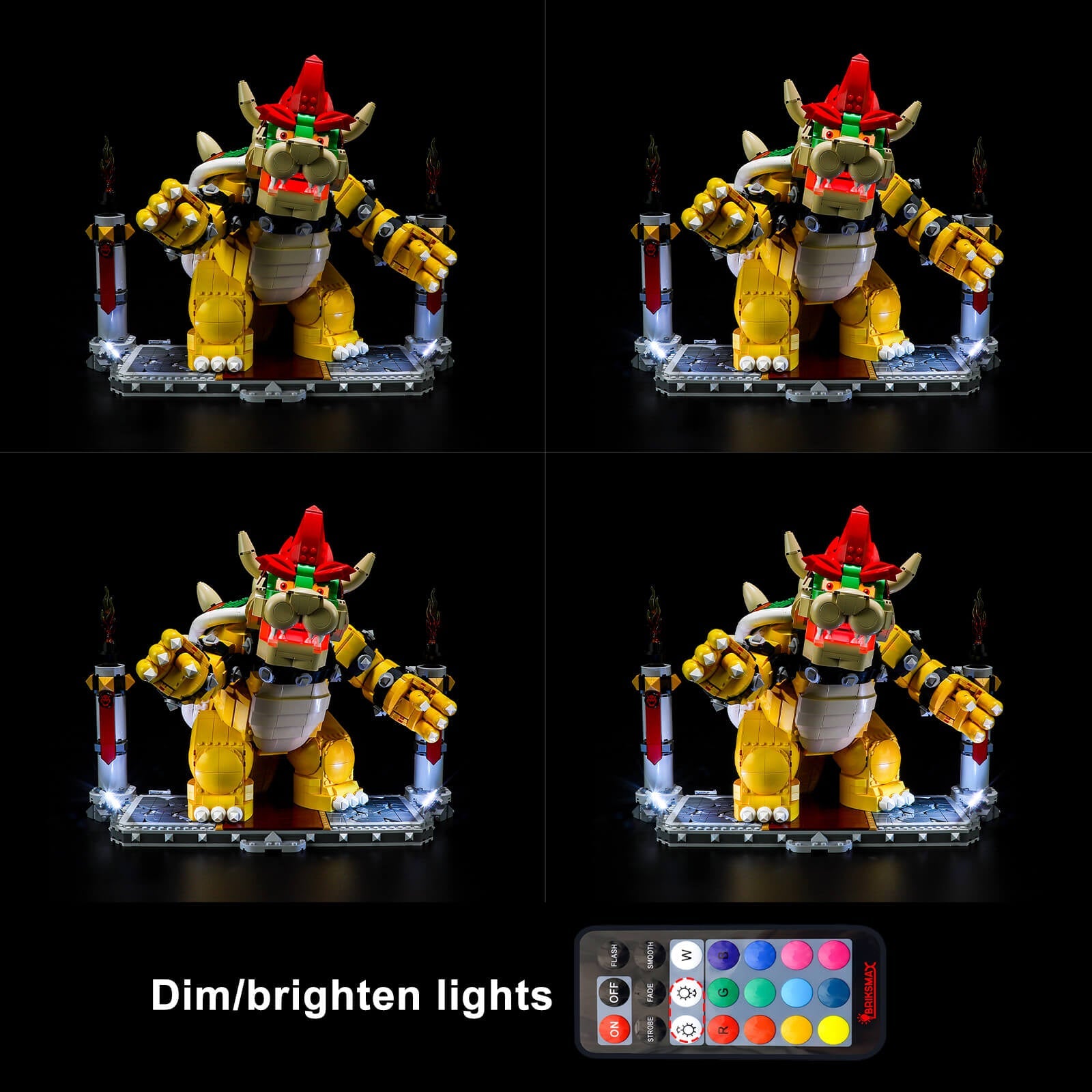 LEGO Super Mario The Mighty Bowser #71411 Light Kit – Light My Bricks USA